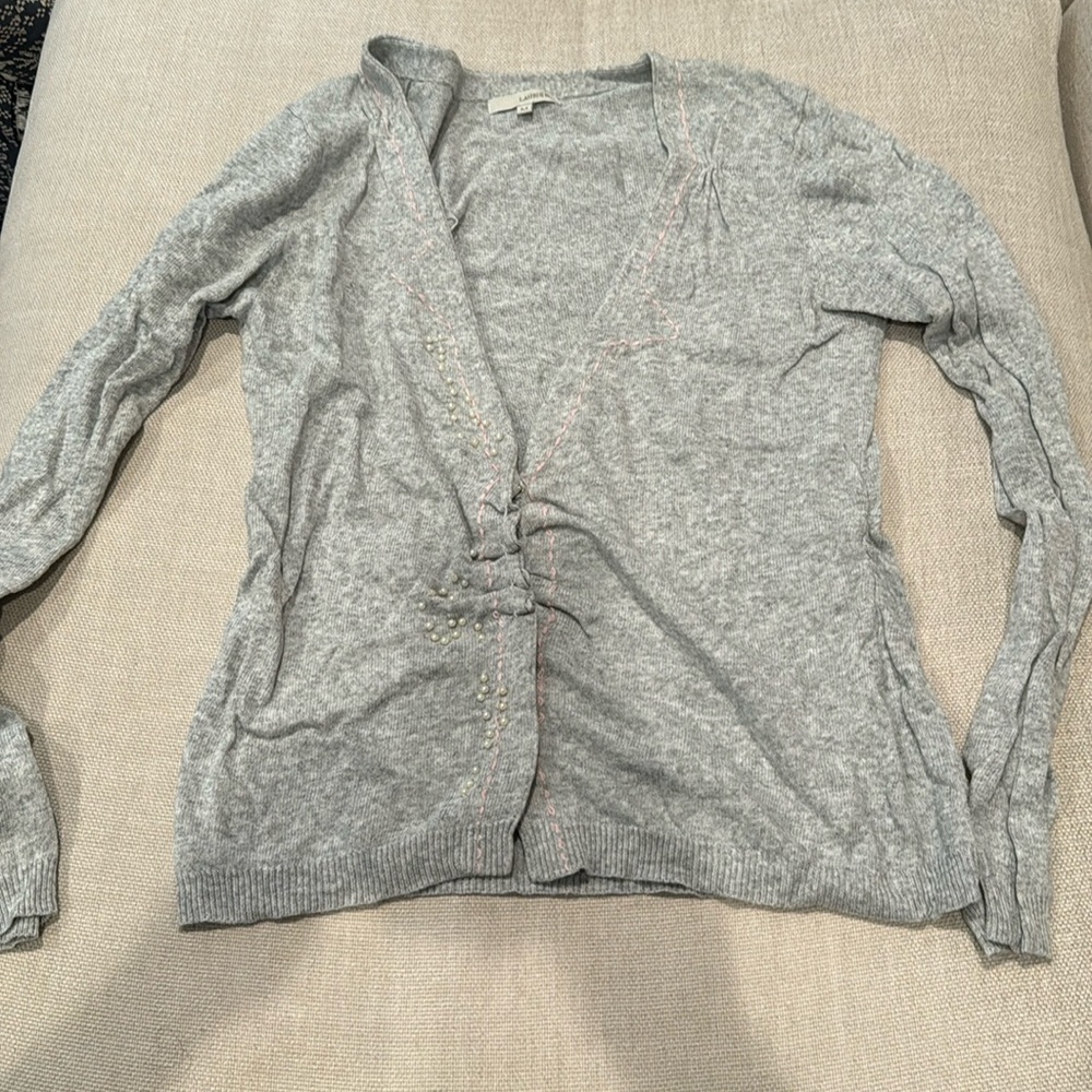 Laurie B Cardigan with Pearls